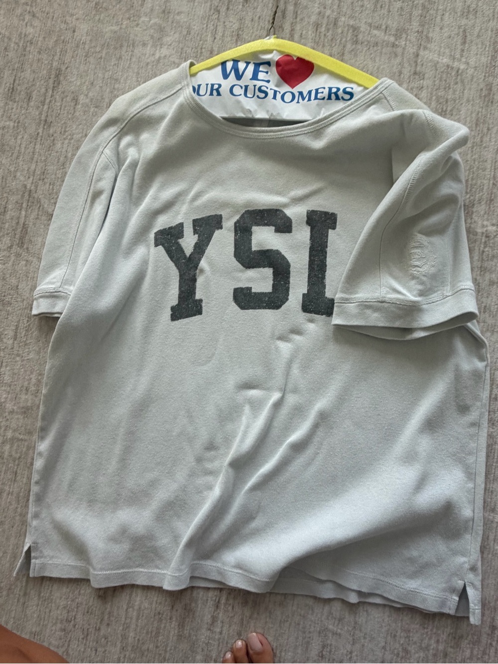 Saint Laurent Women White Tshirt YSL